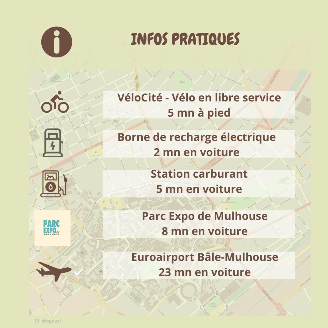 Rb-0G - Appartement F3 Au Rdc Tout Equipe Pour 1 A 5 Pers 牟罗兹 外观 照片